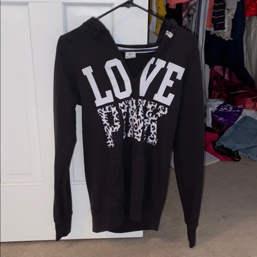 Pink Victoria’s Secret hoodie